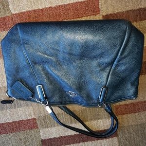 Metalic Blue Coach Purse